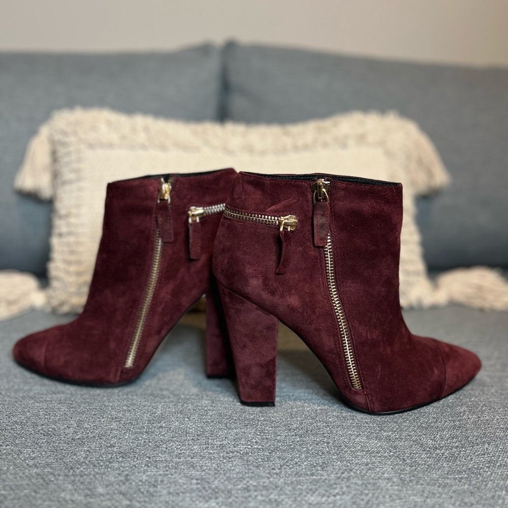 Suede bootie size 9